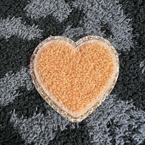 Stoney Clover Lane PUMPKIN SPICE Glitter Heart Patch